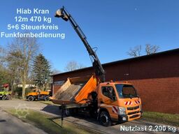 FUSO Canter 7C18 3 S-Kipper /Hiab 055 12m 500 kg FUNK