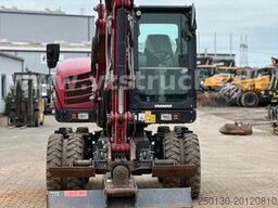 YANMAR B75W 4x4 Radbagger erst 1.372 Std Roto Tilt