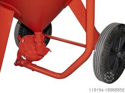 Mammut 200 liter Druck-Sandstrahlgerät mit Quick-STOP Sicherheitsabschaltung