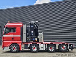 MAN TGX 37.480 8x2-6 / HMF 85 t/m CRANE / KRAN