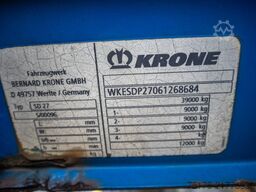 KRONE SD27-PLATEAU-39000 KG MTM