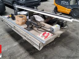 BAR BAR ONDERSCHUIF LAADKLEP 1500 KG. MET ROLSTOPS