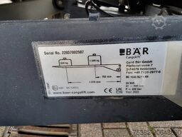 BAR BAR ONDERSCHUIF LAADKLEP 1500 KG. MET ROLSTOPS