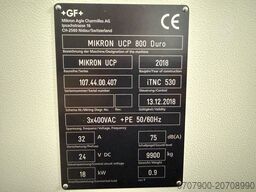 Mikron UCP 800 Duro