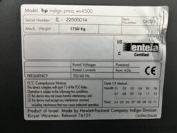 HP Indigo indigo press ws4500