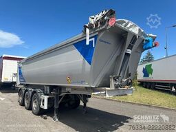  Semitrailer Tipper Steel half pipe body
