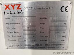 XYZ 500LR Vertical Machining Centre