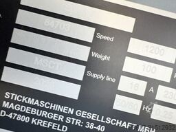 ZSK Sprint 6 Freiarm, Kappe & Bordüre