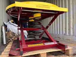 Spring Pallet Loader Turntable Self Levelling / 2000kg