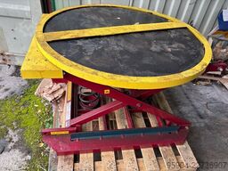Spring Pallet Loader Turntable Self Levelling / 2000kg