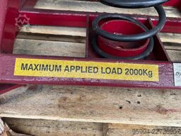 Spring Pallet Loader Turntable Self Levelling / 2000kg