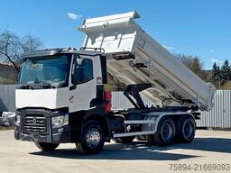 RENAULT C 430 KIPPER 5,30 m + BORDMATIC / 6x4 * TOP