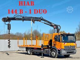 MERCEDES-BENZ ATEGO 1324 * HIAB 144 B - DUO + Bohrgerät * TOP