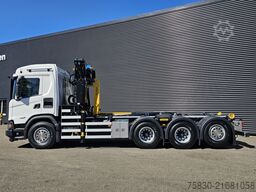 Scania G460 XT 8x4/4 / PALFINGER EPSILON + CONTAINER S...