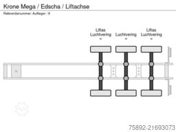 Krone Mega / Edscha / Liftachse
