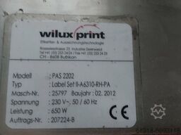 Wilux PAS2202 / Label set II-A6310-RH-P