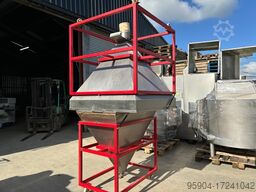 Stainless Steel Hoppers x 4 