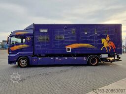 MAN TGA 18.360 4x2 - Horse truck +  full camper - 4...