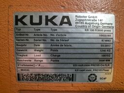 KUKA KR100 R3500 press