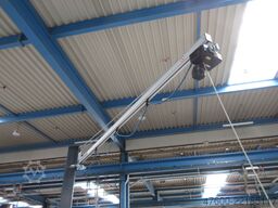 HOVA Kran Drehkran Hallenkran 120KG ALU Ausleger L 6m 500KG Kettenzug