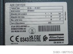 Atlas Copco sf22+ Scroll + CD45+ droger set