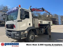MAN TGM 18.340 4x4 BB mit Penz Kran 11.83 SH, Funk