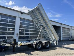 Möslein TTD 19 B  19 t Tandemkipper- Tieflader hydraulischer Klappe Breitbereifung