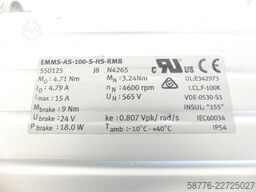 Festo EMMS-AS-100-S-HS-RMB 550125 Servomotor SN: J8N4265
