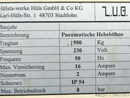 Z.V.B Pneumatische Hebebühne