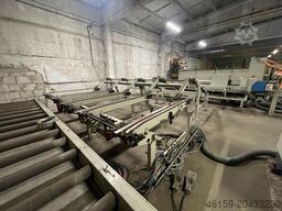 Weinig E6 infeed + A5 outfeed + stacker