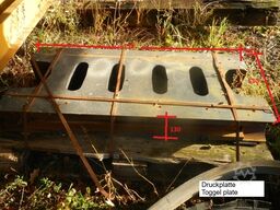 Krupp O&K Weserhütte EB 1200 x 960 Druckplatte