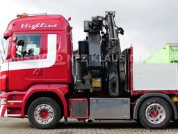 SCANIA R500 Pritsche Kran Baustoffanhänge