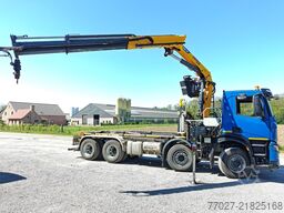 Iveco X-WAY 460 Hooklift + Crane Copma 208