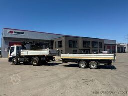 IVECO 140E250 Kipper mit HIAB Kran möglich mitAnhänger