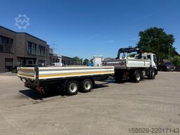 IVECO 140E250 Kipper mit HIAB Kran möglich mitAnhänger