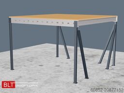 5x5m Lagerbühne , Belastung : 500kg/qm Unterkante: 3m ,ca. 25qm , Systembühne