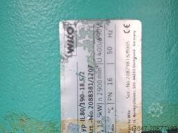 Wilo Pump, Wilo IL80/190-18.5/2; 18.5 kW