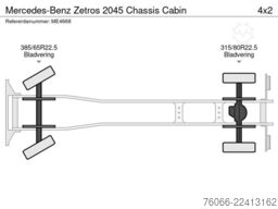 Mercedes-Benz Zetros 2045 Chassis Cabin