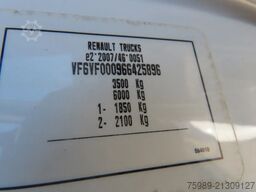 Renault Master 10,5 m,  3 seats, 3500 kg, euro6