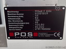 POS POSmill e2050 Nur 760 Spindelstunden