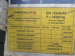 SCHWARZMÜLLER J-Serie, 92m³, 10mm Boden, SAF, Luft-Lift, Funk