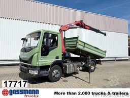 Iveco ML100E19 4x2, Kran HMF 810-K2, 2x AHK