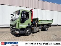 Iveco ML100E19 4x2, Kran HMF 810-K2, 2x AHK