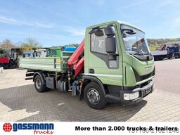Iveco ML100E19 4x2, Kran HMF 810-K2, 2x AHK