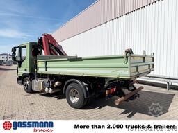 Iveco ML100E19 4x2, Kran HMF 810-K2, 2x AHK