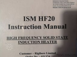 HIGH FREQ.INDUCTION HEATING ISM  20 ISM-20