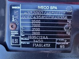 Iveco Daily 35C12 116pk Stalen Kipper GVW 3500kg Euro 6