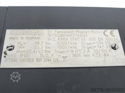 Siemens 1FT6086-1AF71-4AG1 Permanent-Magent-Motor SN EK669078103005