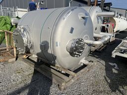 KNF Kessel Druckluftkessel Speicher Edelstahl 2 Stück vorhanden Neu