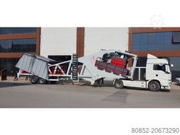 Polygonmach mobile 60m3/hour concrete batching plant